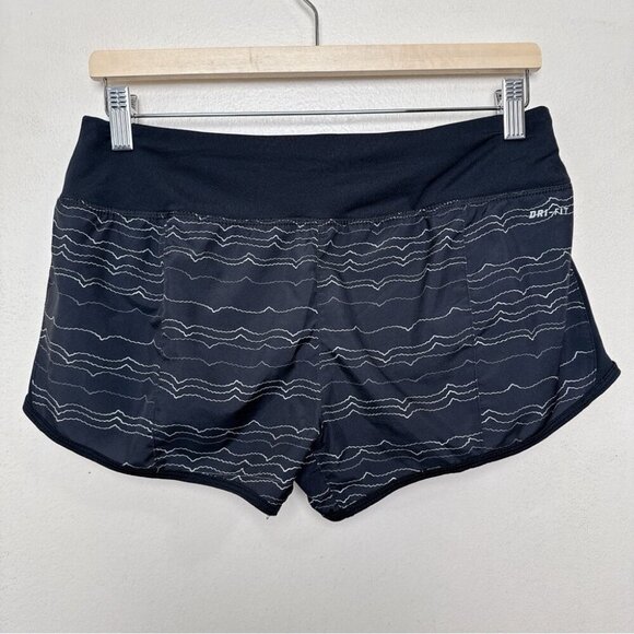 Nike Womens Medium Dri Fit Active Trainer Short In Black Color - Picture 11 of 11